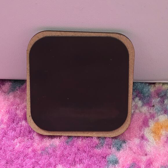 Teacher Blue Handmade Square Refrigerator Magnet - Picture 2 of 3